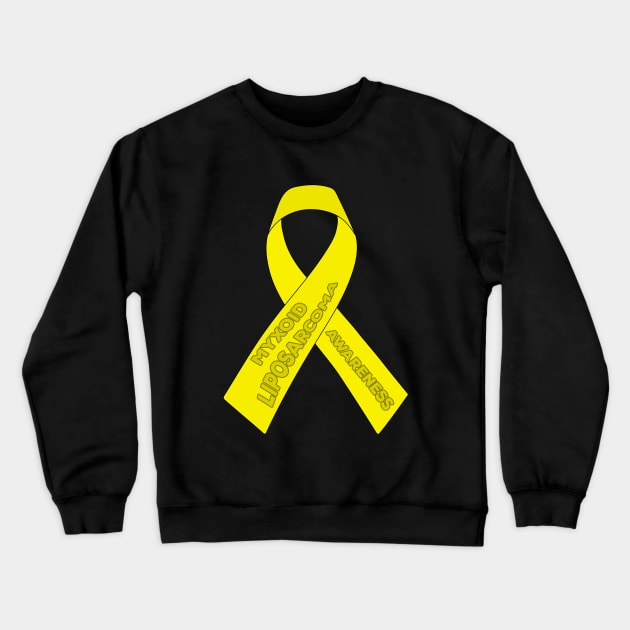 Myxoid Liposarcoma Awareness Crewneck Sweatshirt by DiegoCarvalho